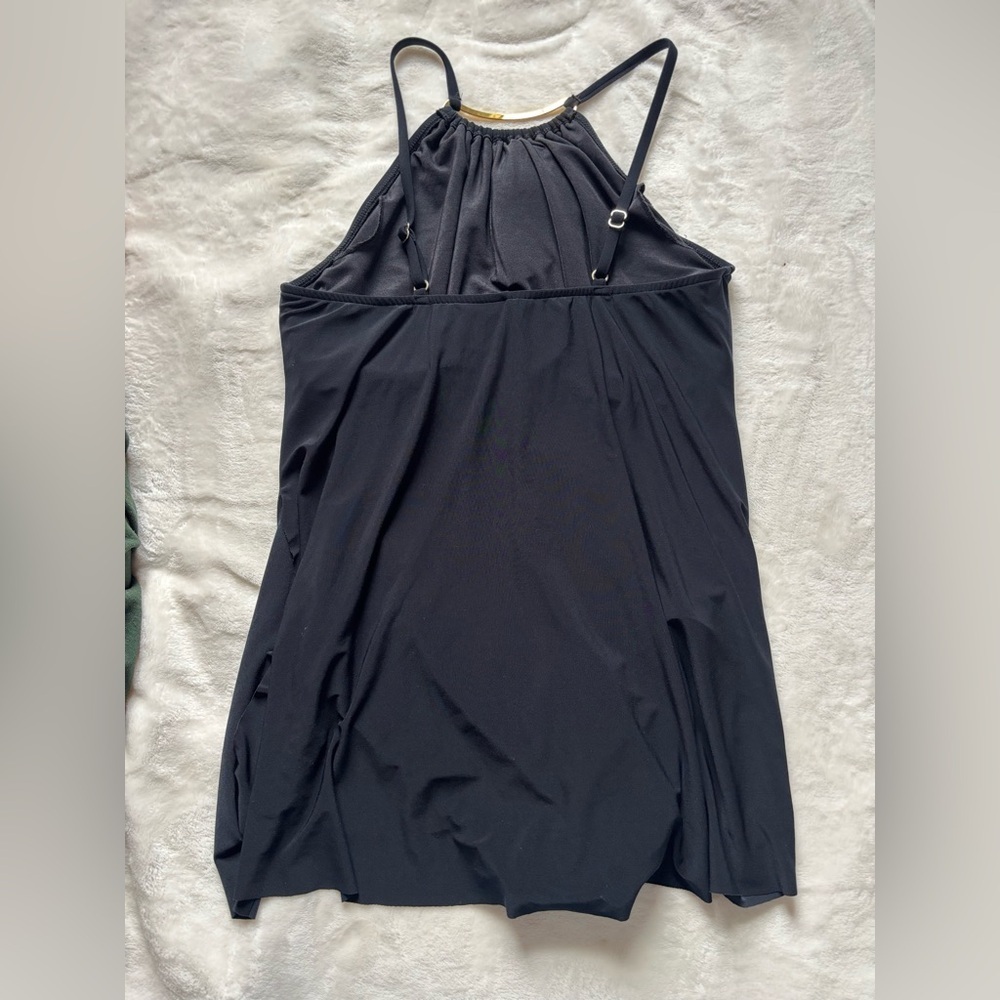 Magicsuit Black Halter Swim Dress - Picture 3 of 9